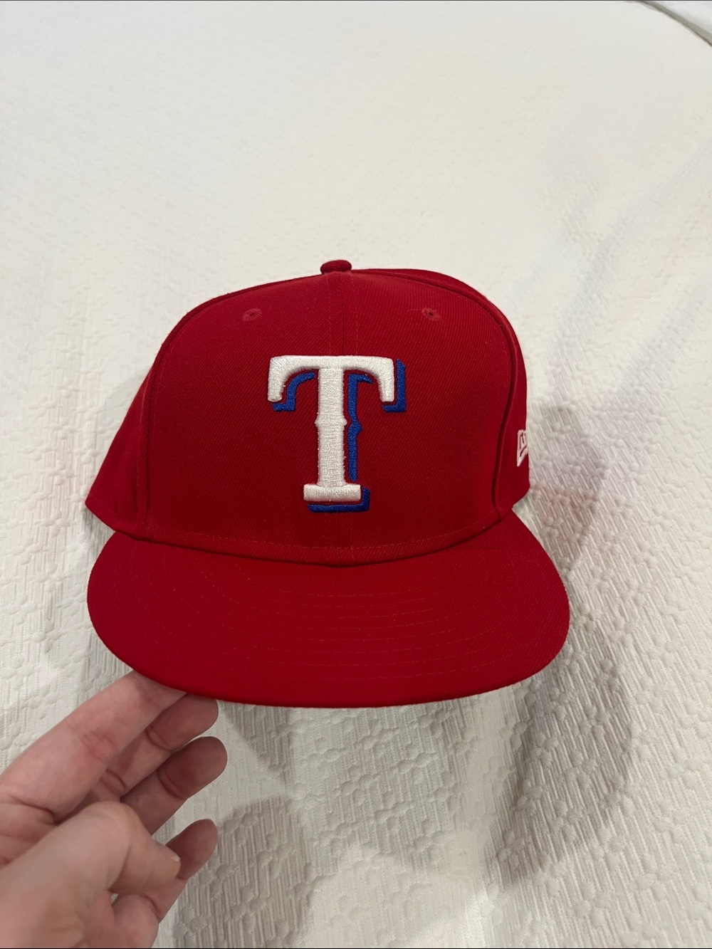 New Era Rangers Baseball Cap 7 3/4